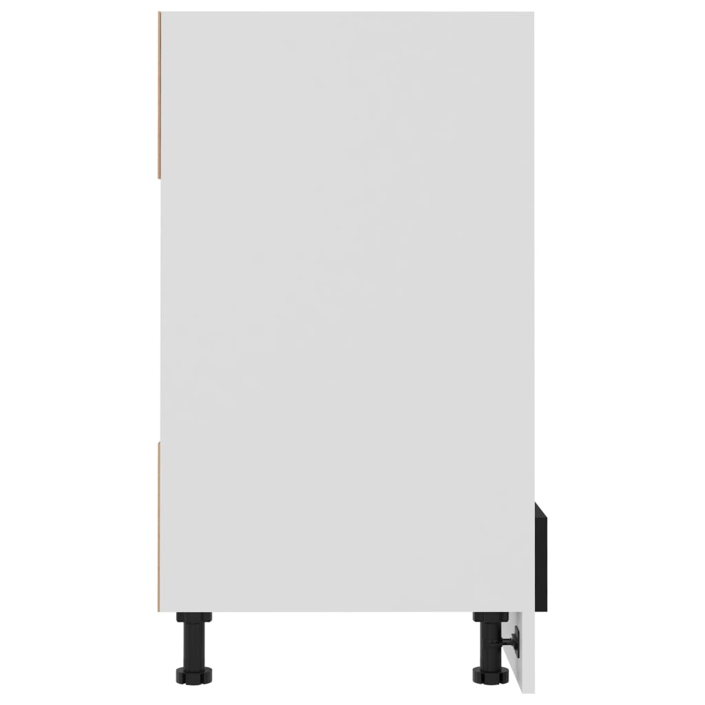 Armário para forno "Riga" 60x46x81,5 cm derivados madeira preto