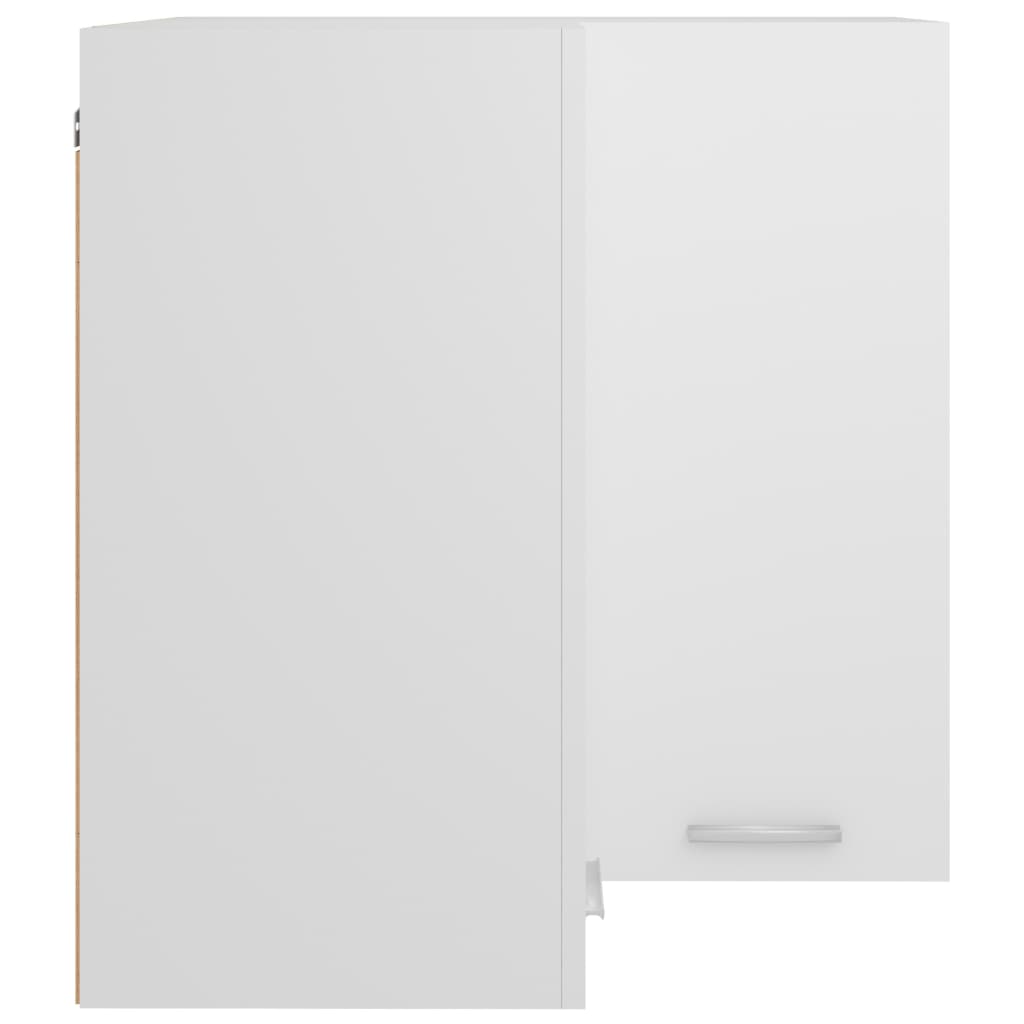Armário de canto parede “Lyon” 57x57x60 cm branco branco
