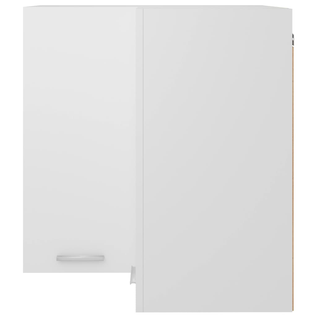 Armário de canto parede “Lyon” 57x57x60 cm branco branco