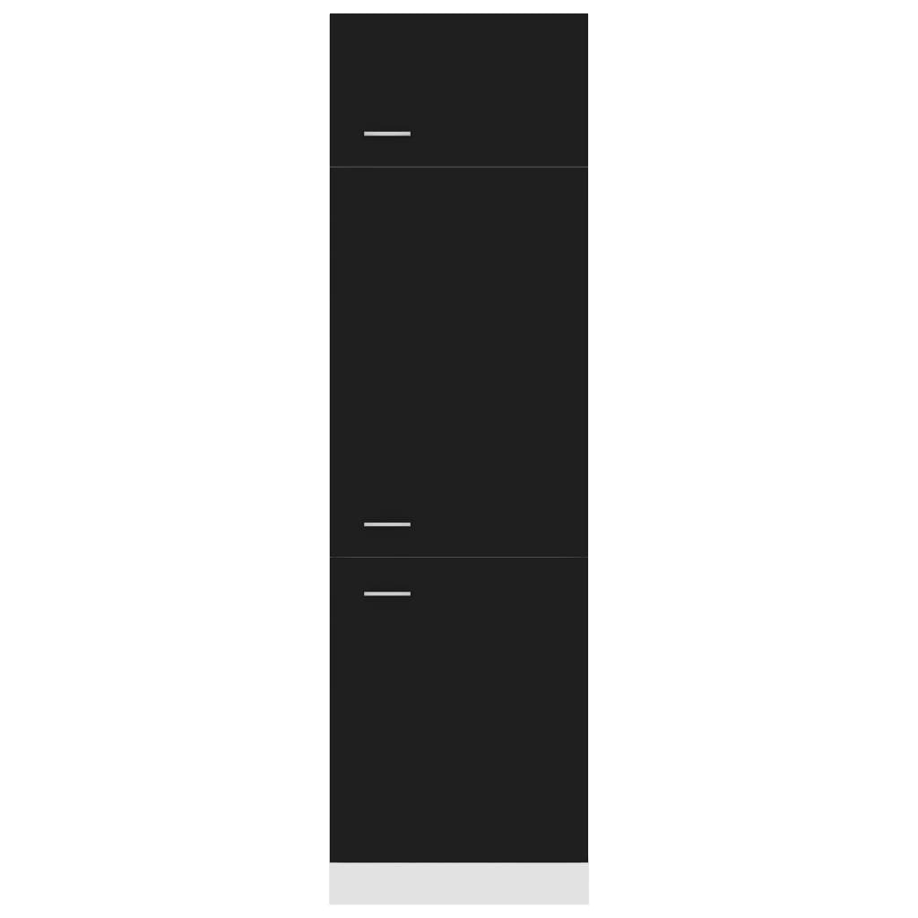 Armário para frigorífico “Lyon” 60x57x207cm preto