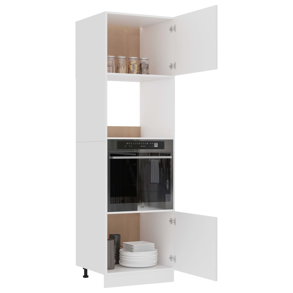 Armário para micro-ondas “Lyon” 60x57x207 cm branco