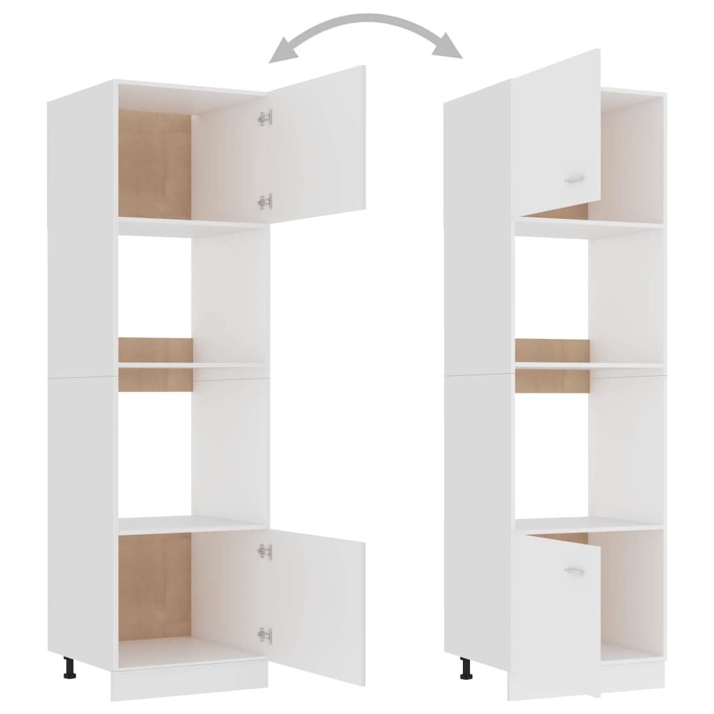 Armário para micro-ondas “Lyon” 60x57x207 cm branco