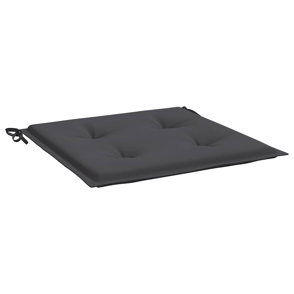 Almofadões p/ cadeiras jardim 6pcs 40x40x4 cm oxford antracite