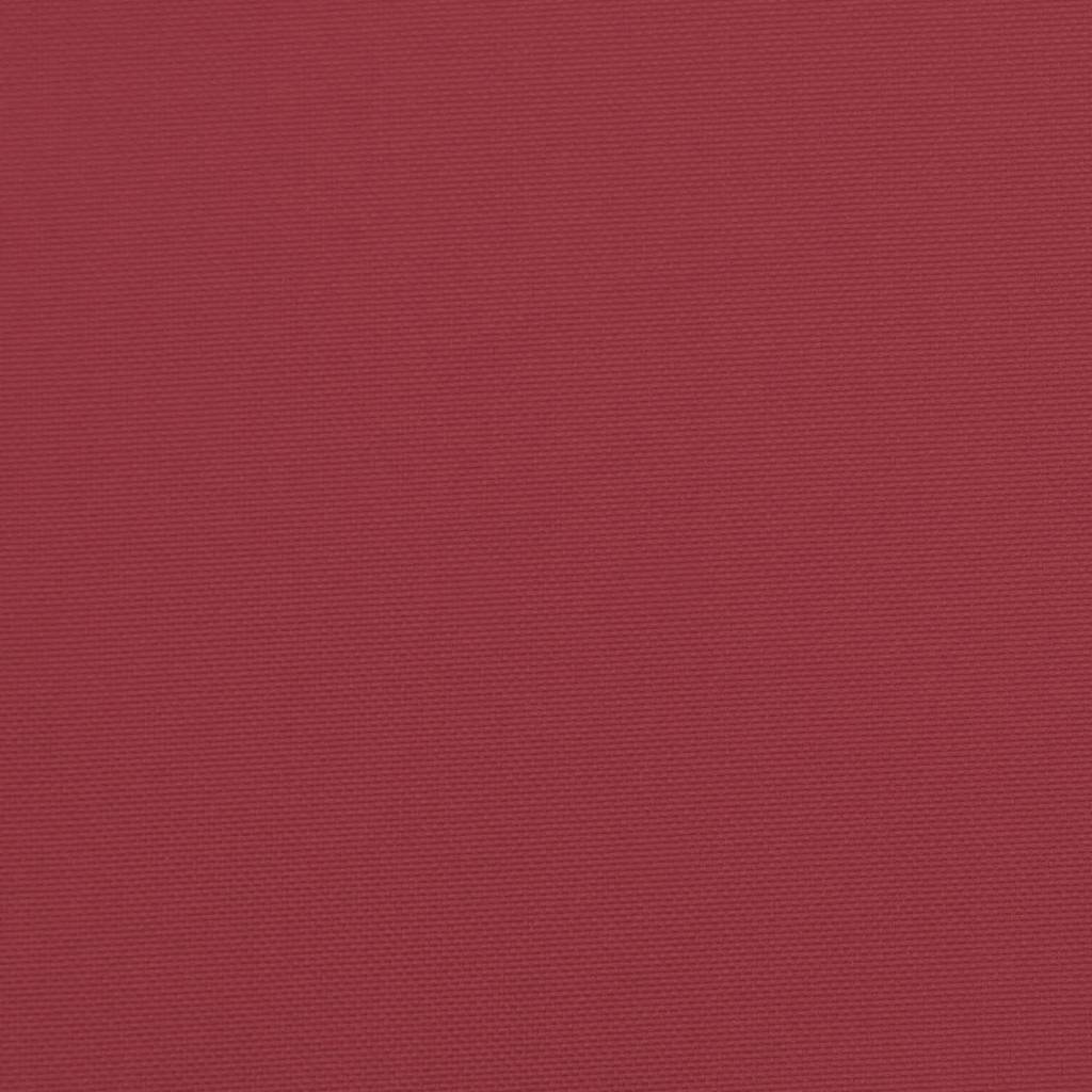 Almofadões p/ cadeiras jardim 4pcs tecido oxford vermelho tinto