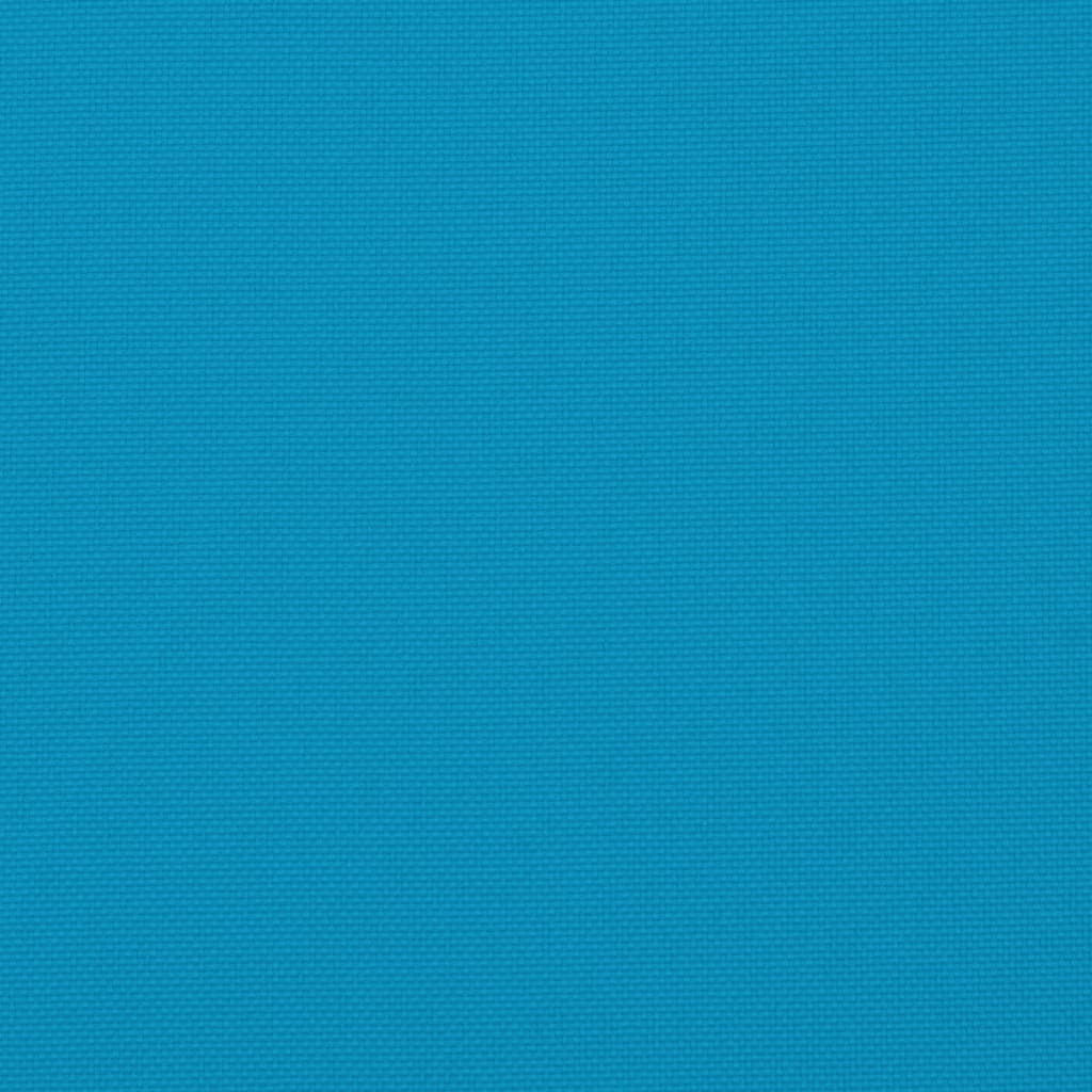 Almofadões p/ cadeiras de jardim 4 pcs tecido oxford azul