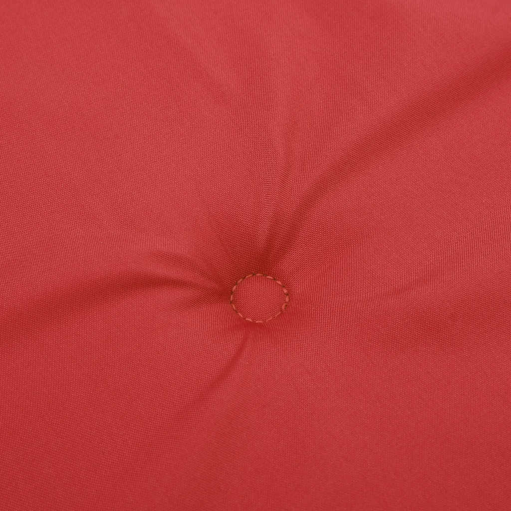 Almofadões p/ cadeiras de jardim 4 pcs tecido oxford vermelho