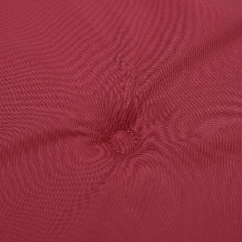 Almofadões p/ cadeiras jardim 2pcs tecido oxford vermelho tinto