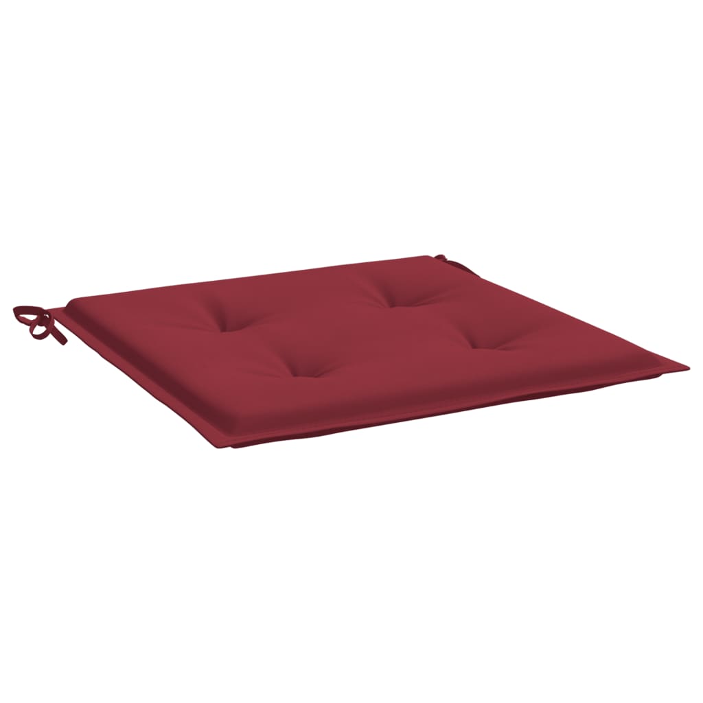 Almofadões p/ cadeiras jardim 6pcs tecido oxford vermelho tinto
