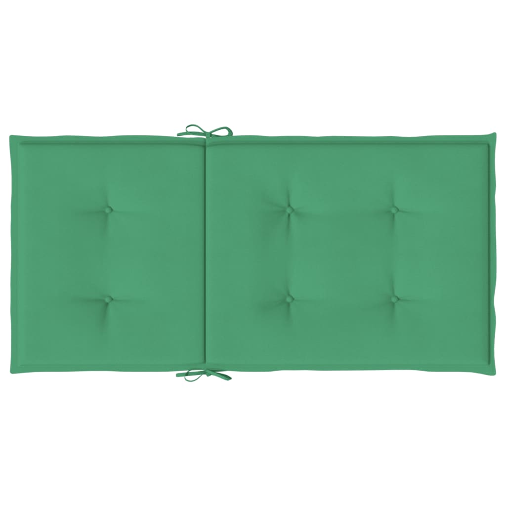 Almofadões lombares p/ cadeiras de jardim 6pcs oxford verde