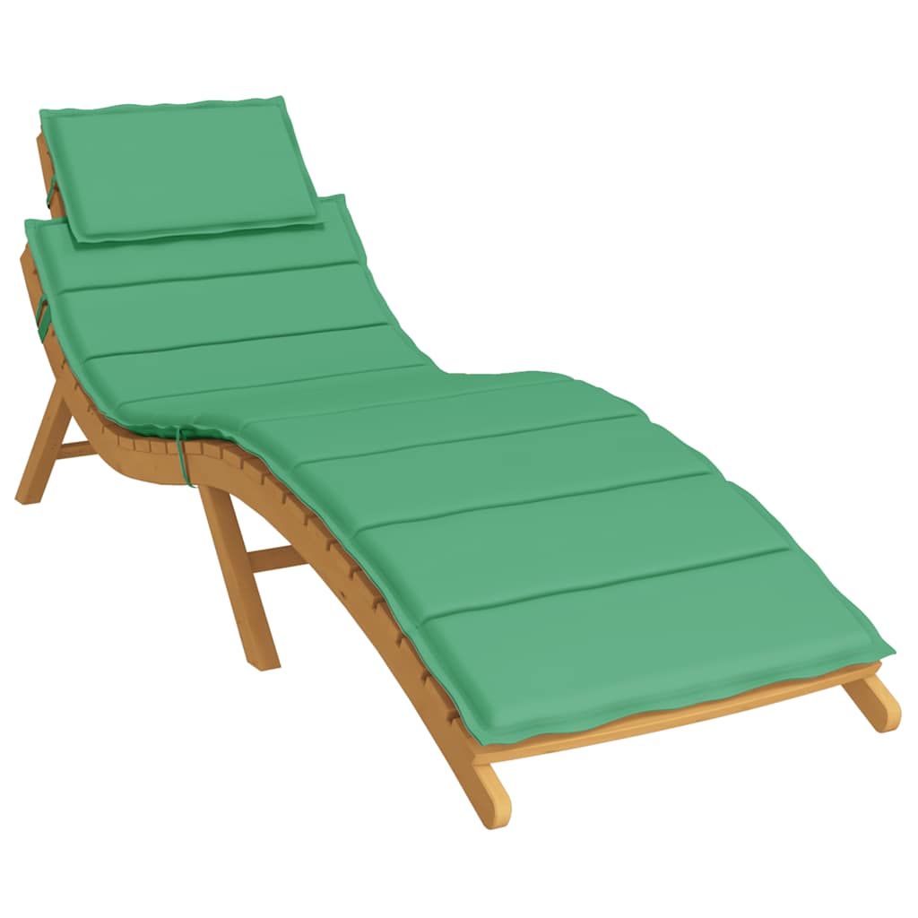 Almofadão p/ espreguiçadeira 186x58x4 cm tecido oxford verde