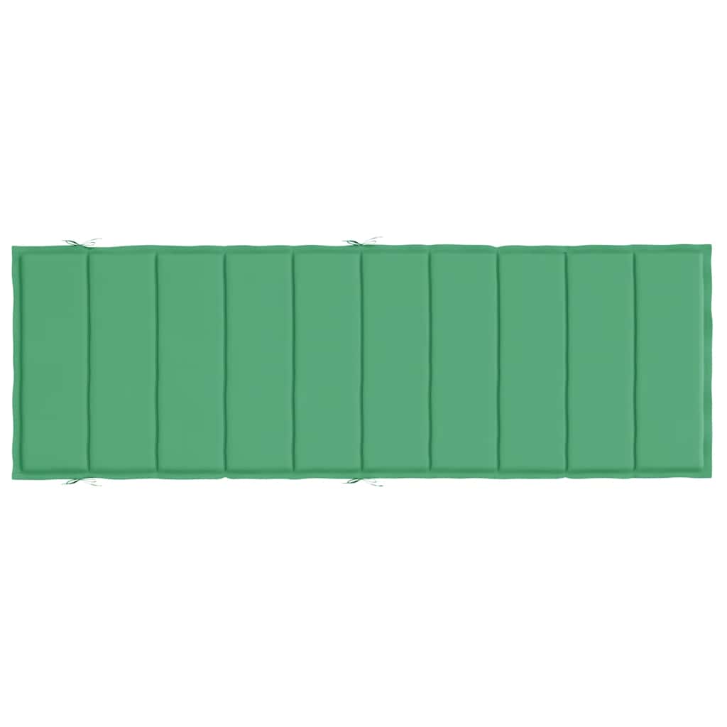 Almofadão p/ espreguiçadeira 186x58x4 cm tecido oxford verde