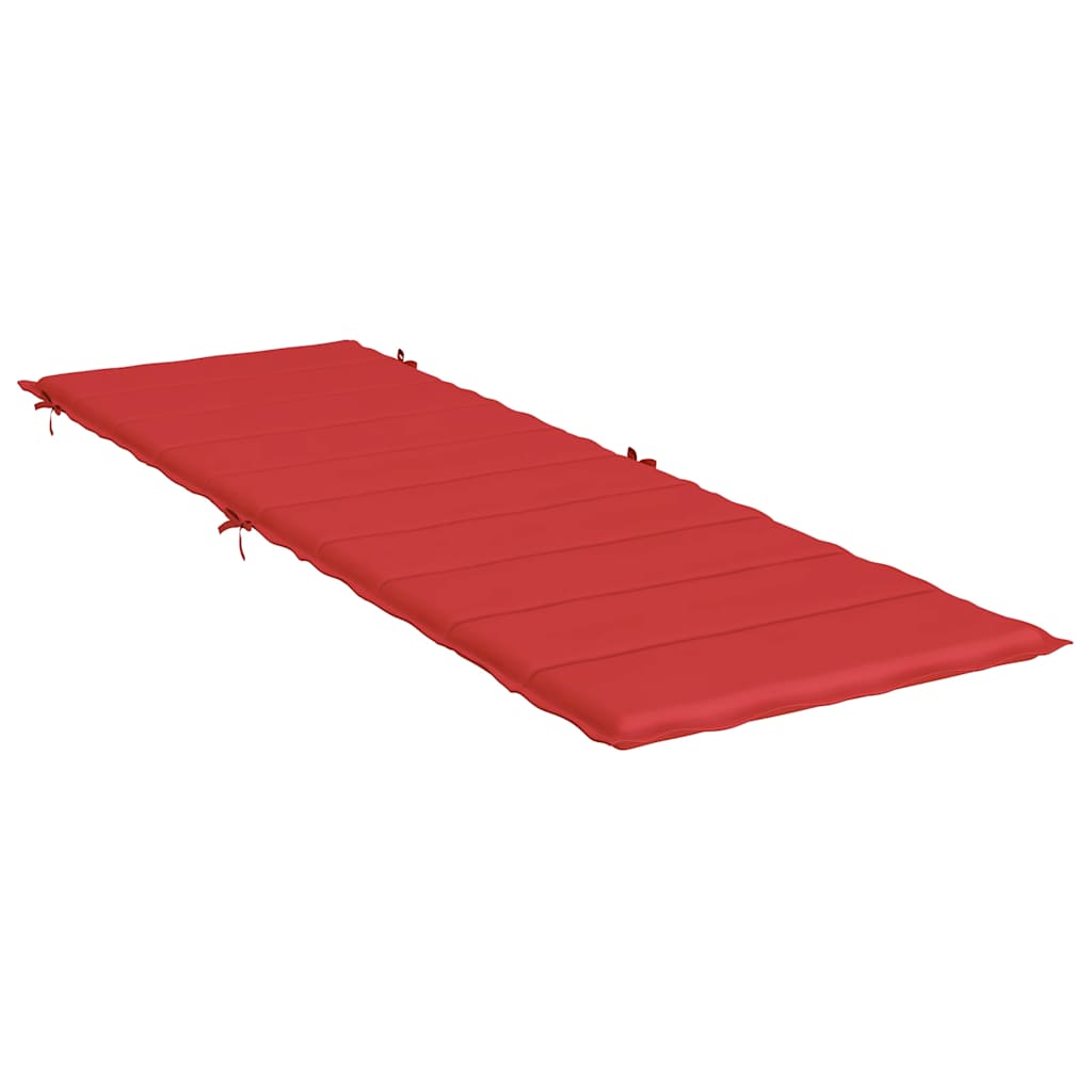 Almofadão p/ espreguiçadeira 186x58x4 cm tecido oxford vermelho