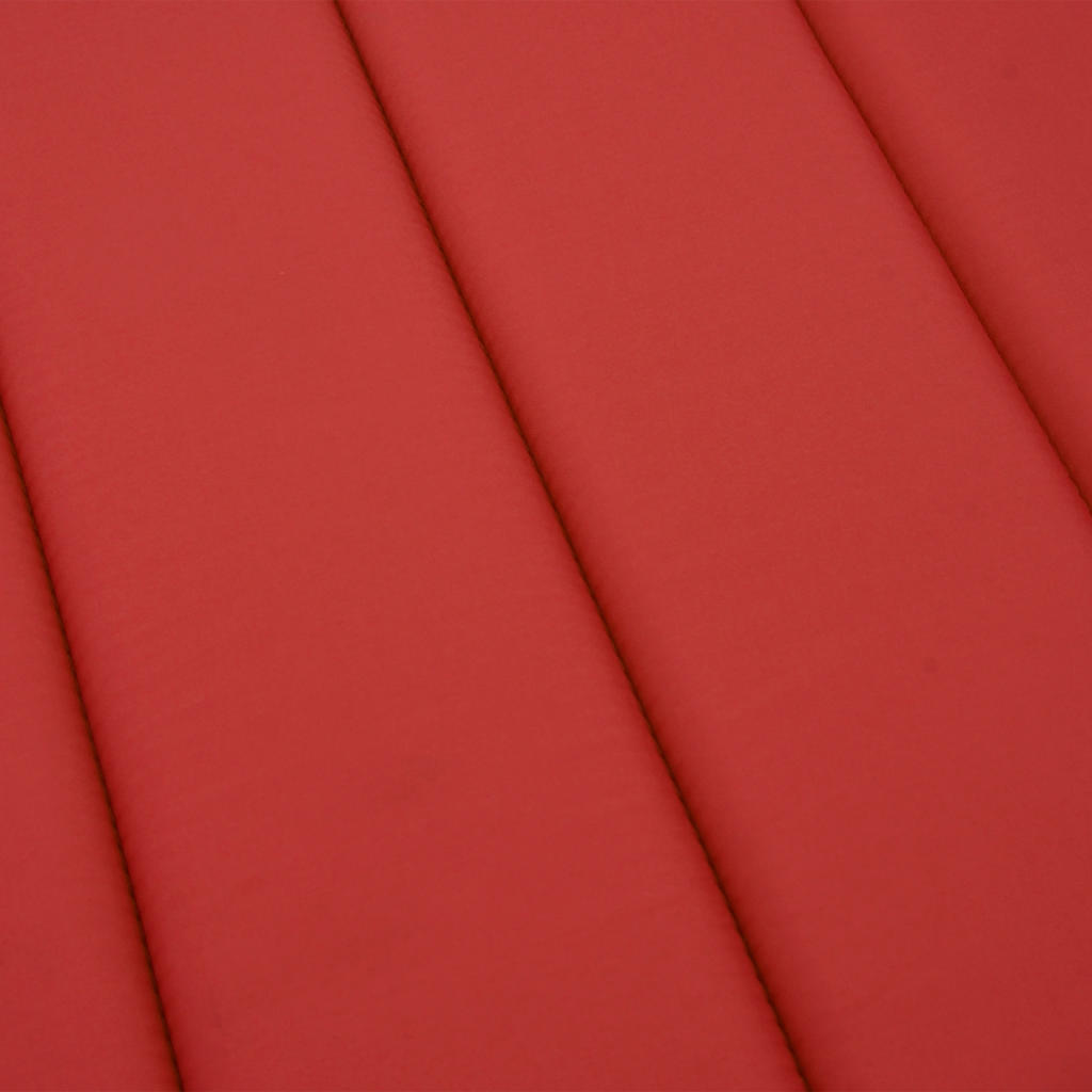 Almofadão p/ espreguiçadeira 186x58x4 cm tecido oxford vermelho