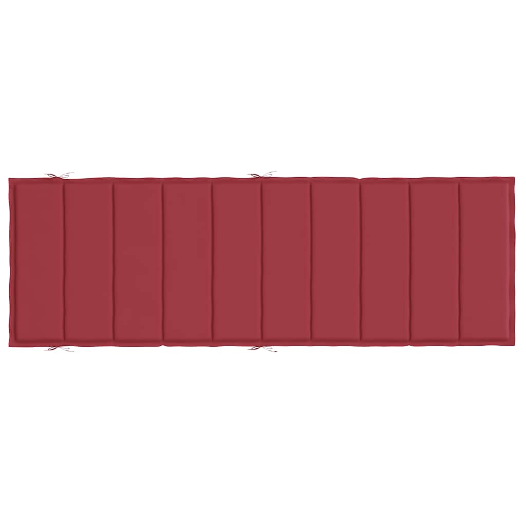 Almofadão p/ espreguiçadeira tecido oxford vermelho tinto