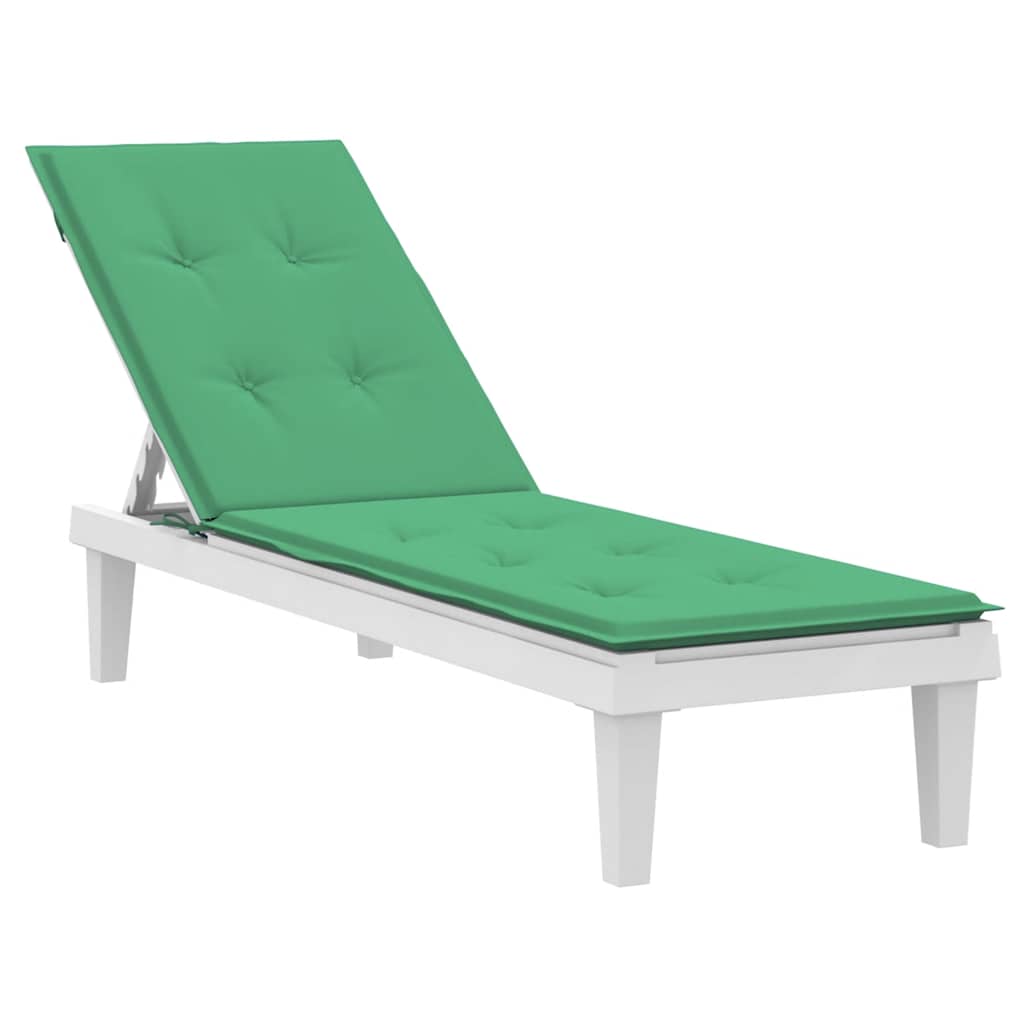 Almofadão para cadeira de terraço (75+105)x50x4 cm verde