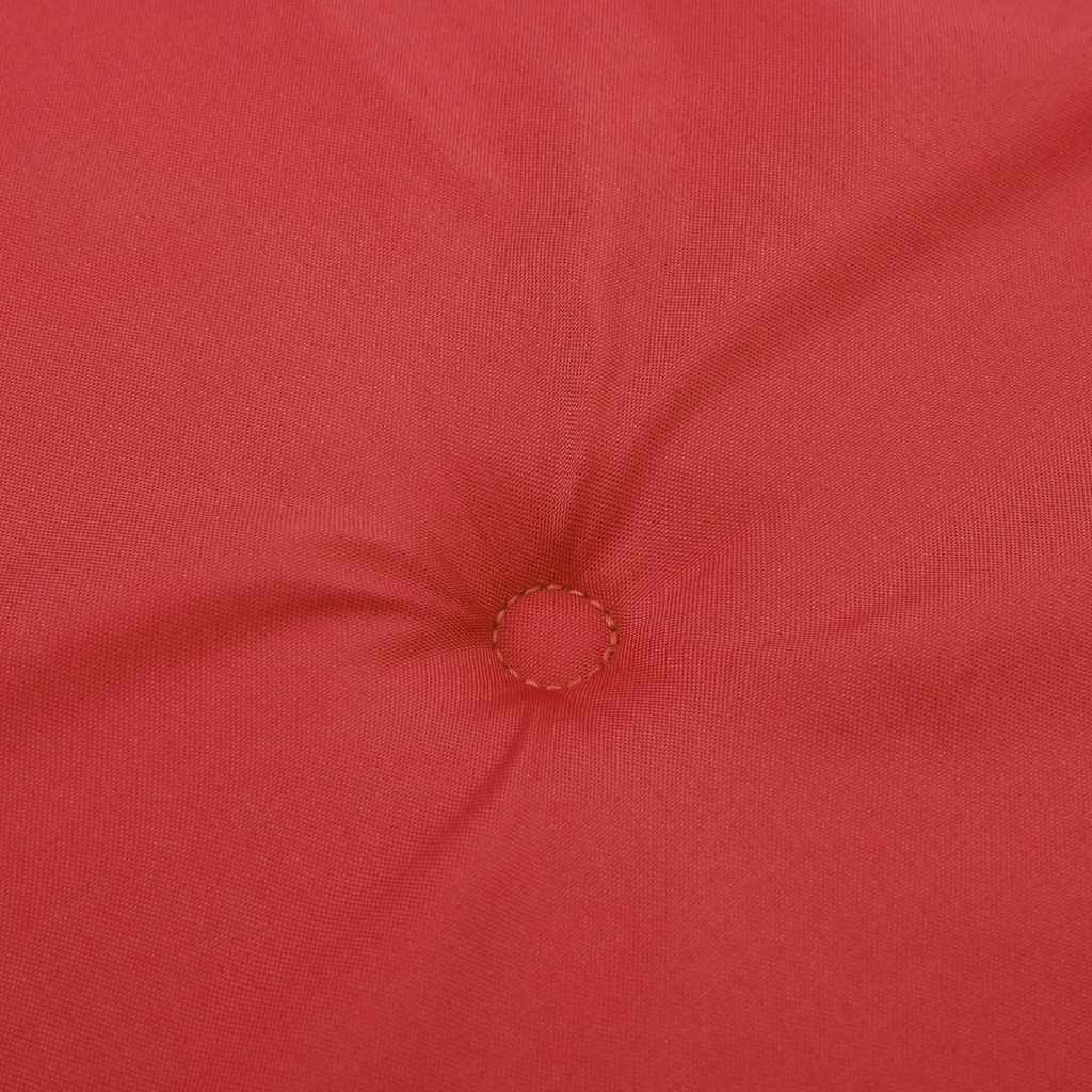 Almofadão para cadeira de terraço (75+105)x50x4 cm vermelho