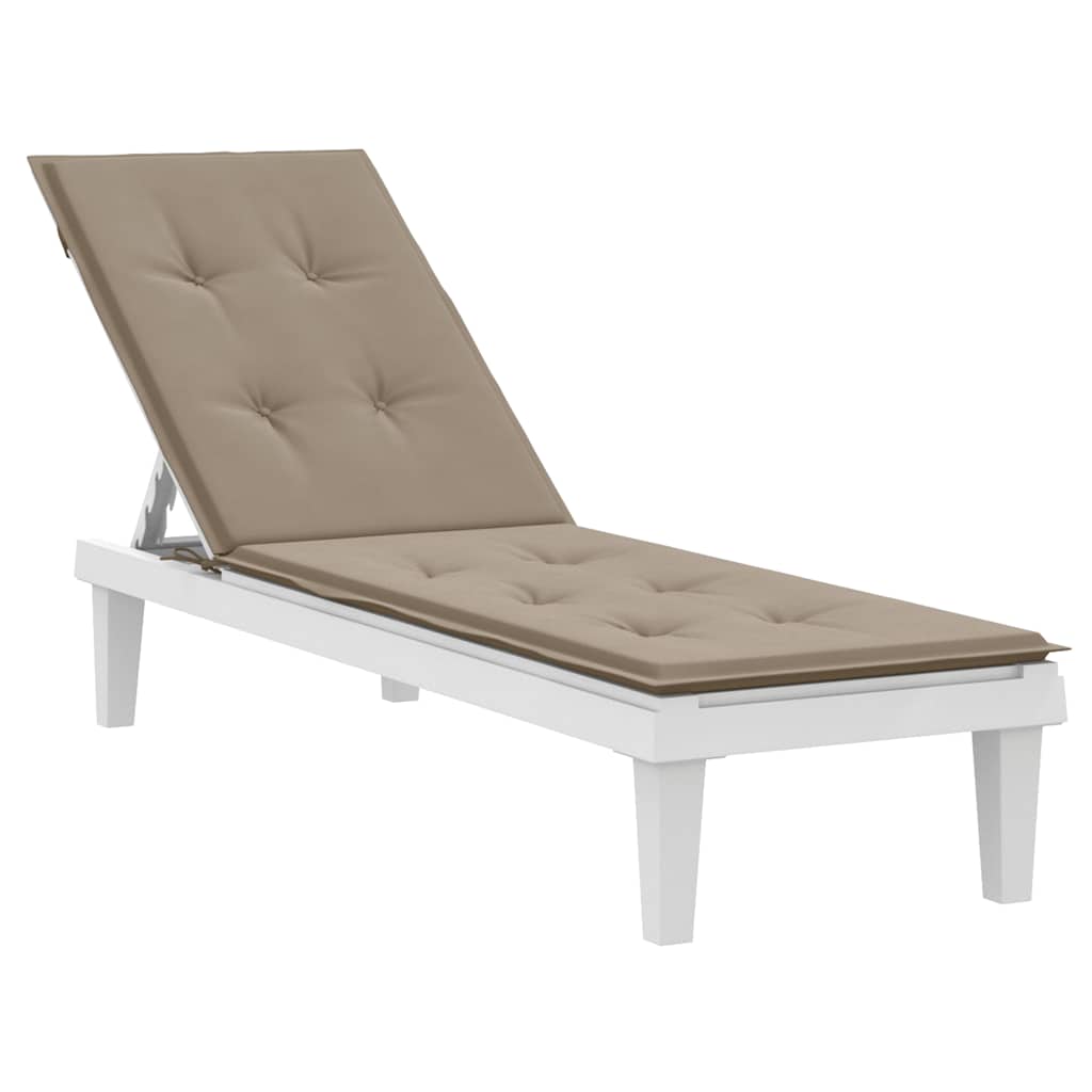 Almofadão cadeira de terraço (75+105)x50x4 cm cinza-acastanhado