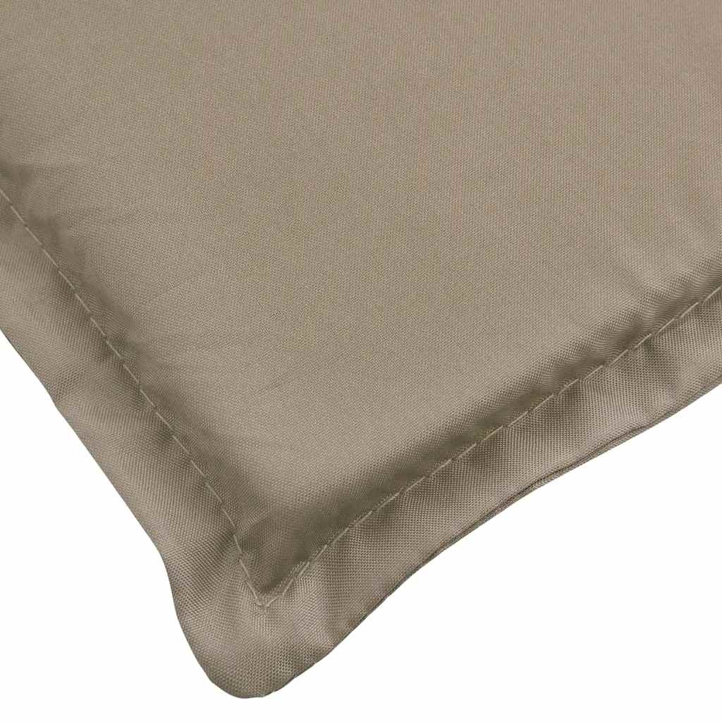 Almofadão cadeira de terraço (75+105)x50x4 cm cinza-acastanhado