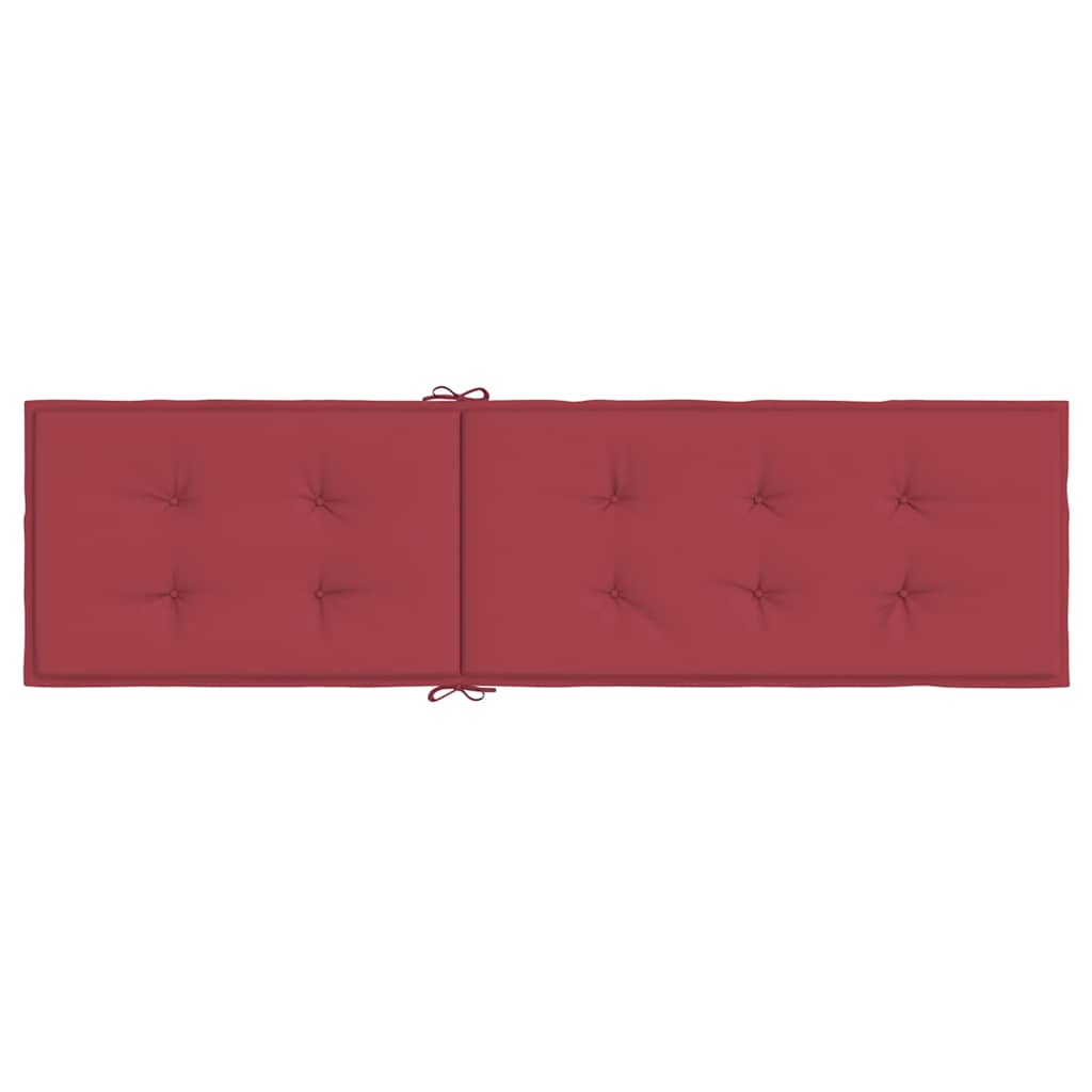 Almofadão p/ cadeira de terraço (75+105)x50x4 cm vermelho tinto
