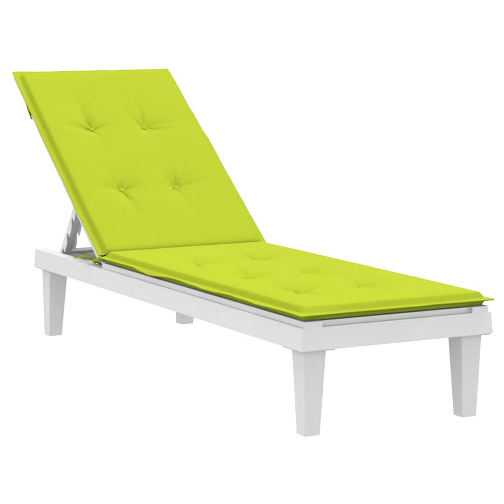 Almofadão cadeira de terraço (75+105)x50x4 cm verde brilhante