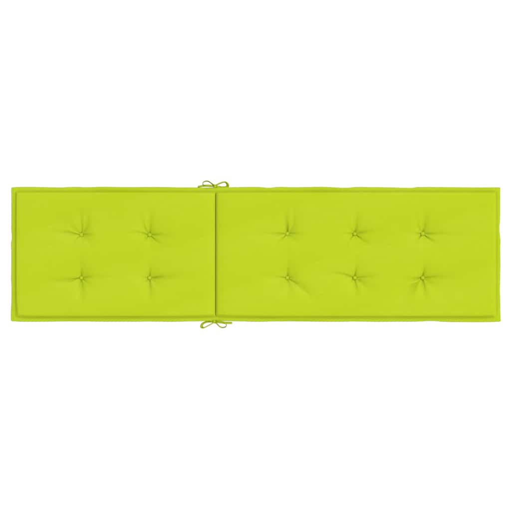 Almofadão cadeira de terraço (75+105)x50x4 cm verde brilhante