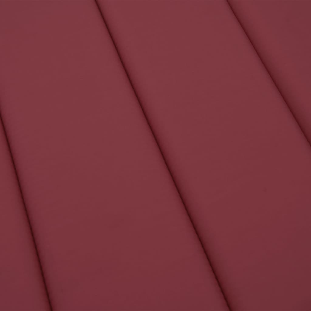 Almofadão p/ espreguiçadeira tecido oxford vermelho tinto