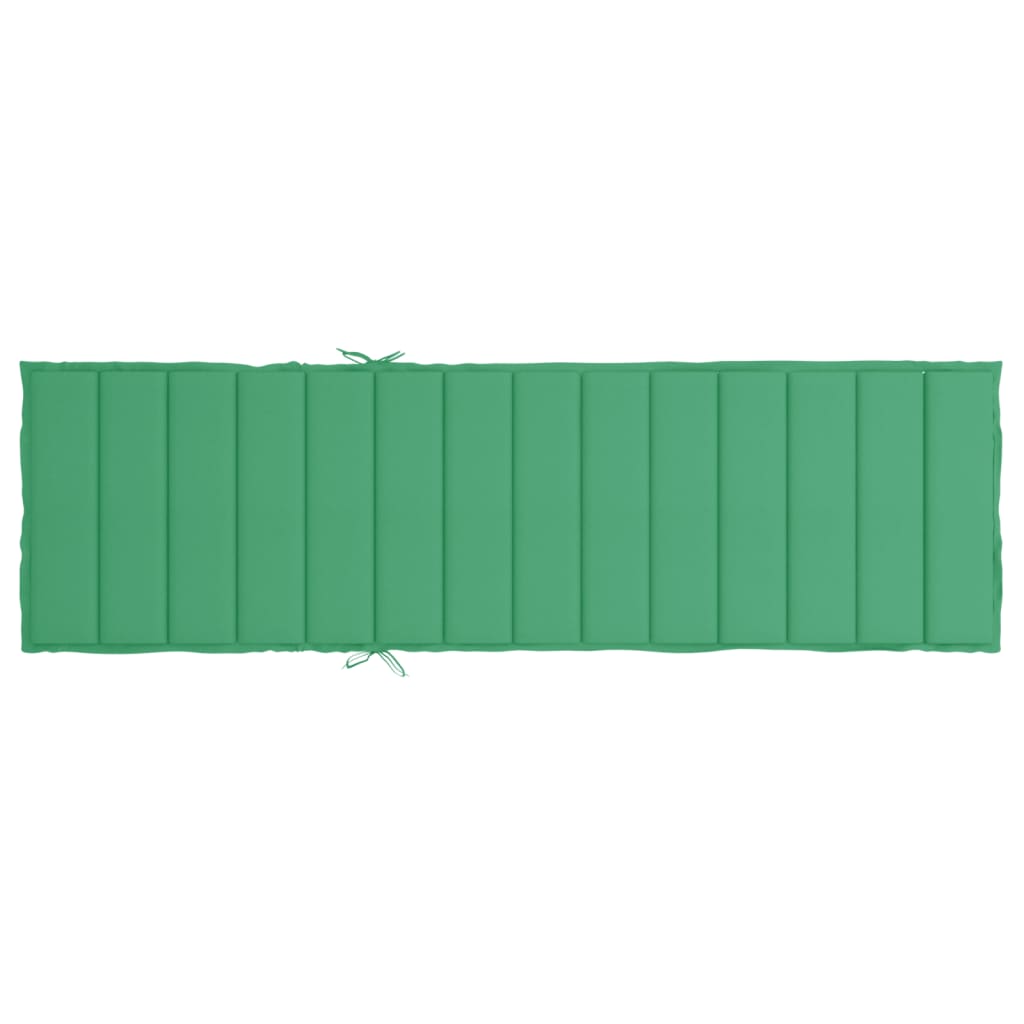 Almofadão p/ espreguiçadeira 200x70x3 cm tecido oxford verde