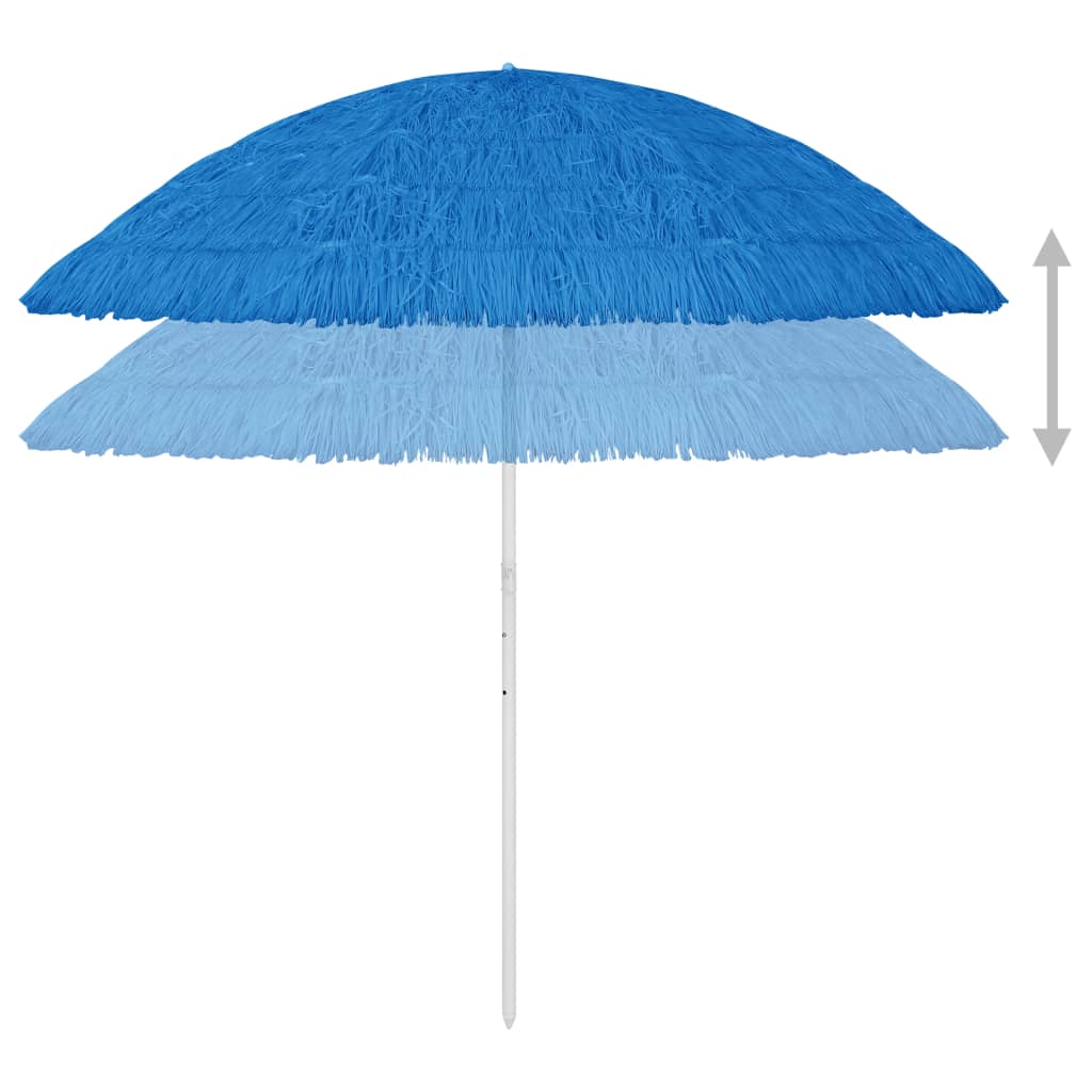 Guarda-sol de praia Hawaii 300 cm azul