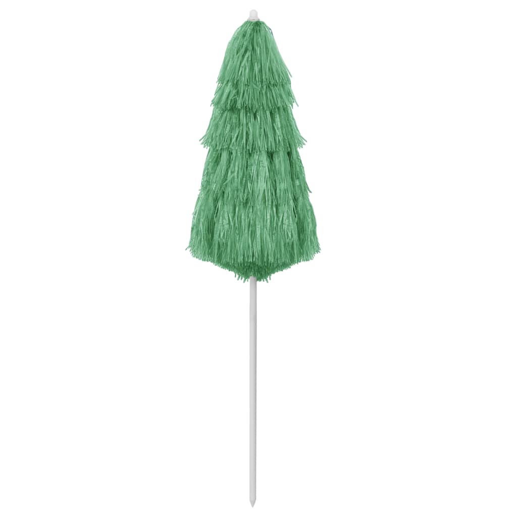Guarda-sol de praia Hawaii 180 cm verde