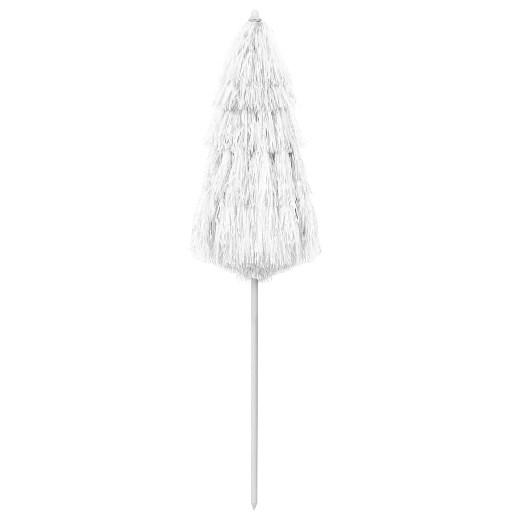 Guarda-sol de praia Hawaii 180 cm branco