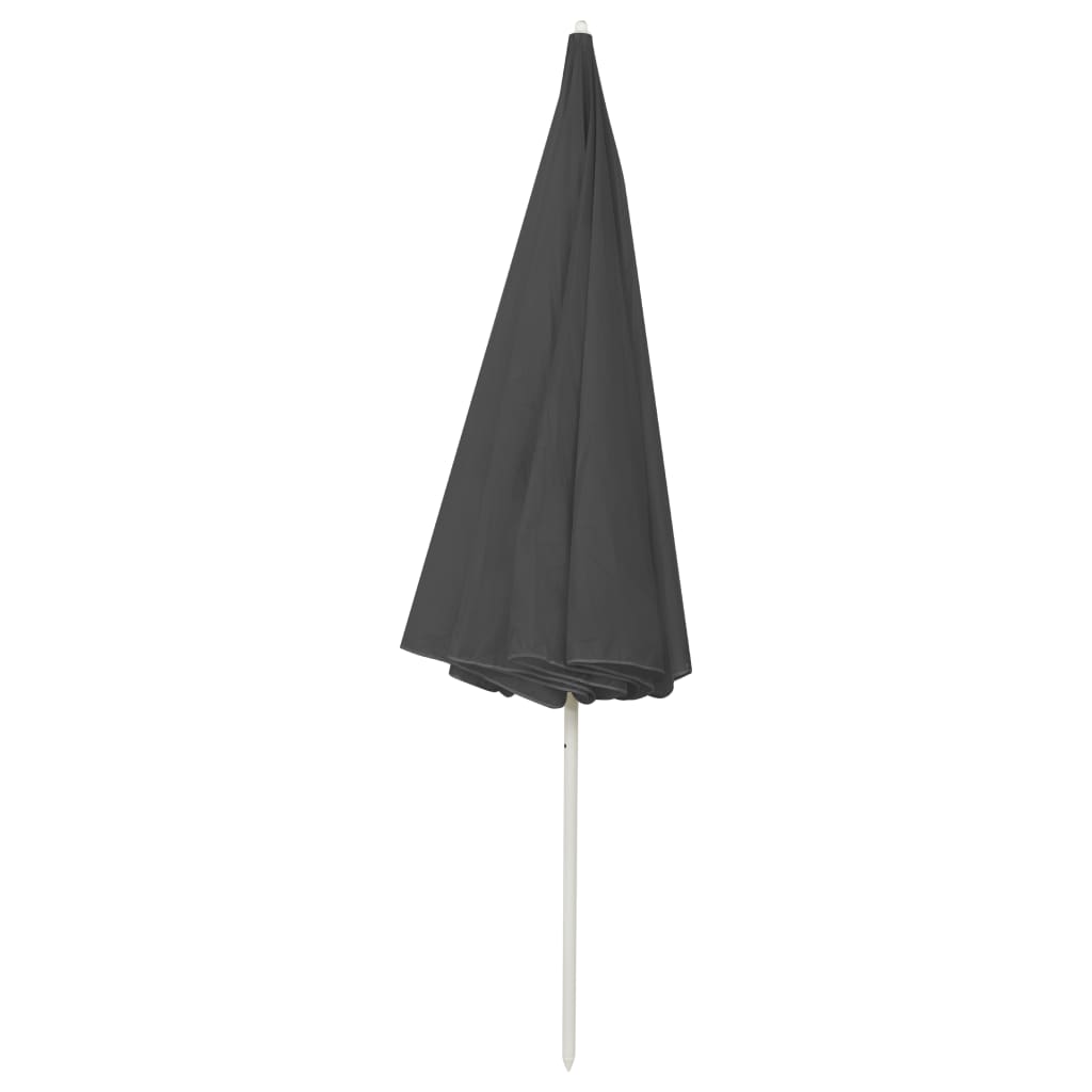 Guarda-sol de praia 300 cm antracite