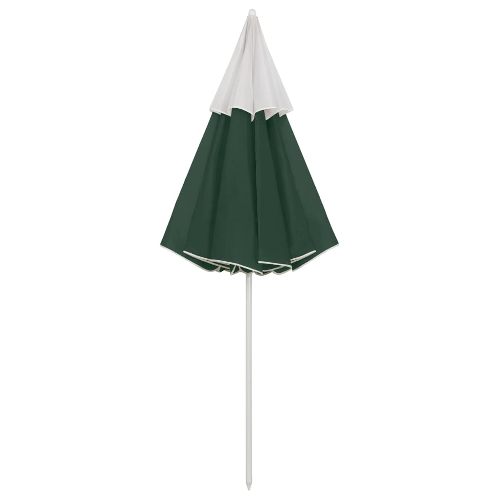 Guarda-sol de praia 300 cm verde
