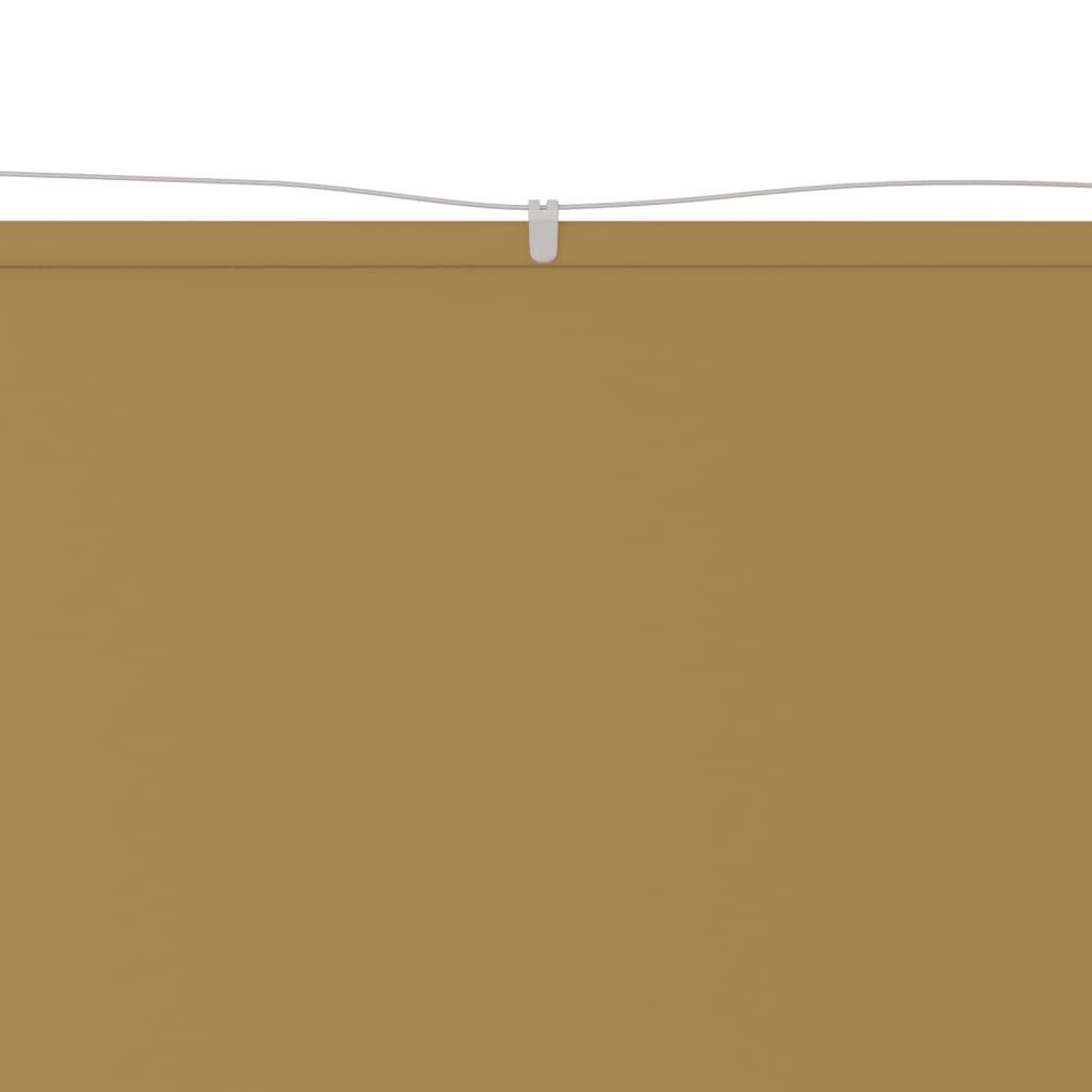 Toldo vertical 140x1000 cm tecido oxford bege