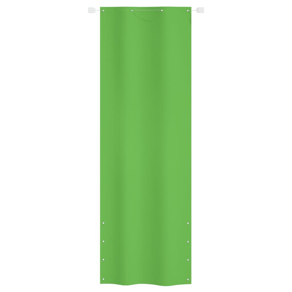 Tela de varanda 80x240 cm tecido oxford verde-claro