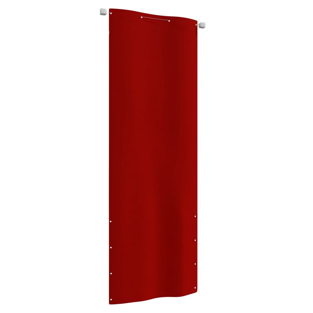 Tela de varanda 80x240 cm tecido oxford vermelho