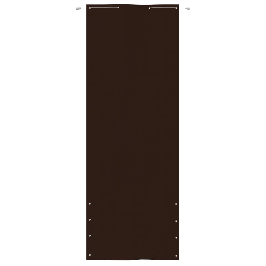 Tela de varanda 80x240 cm tecido oxford castanho