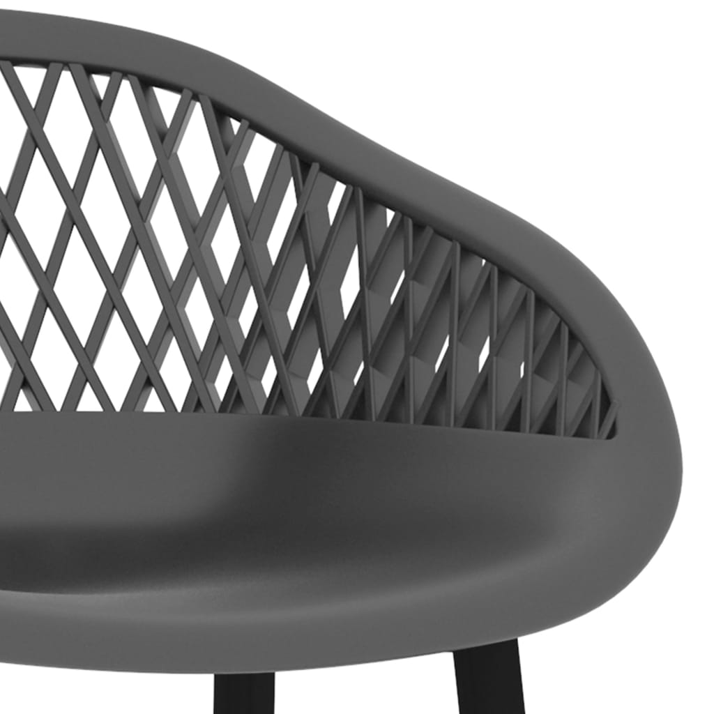 5 pcs conjunto de bar preto e cinzento