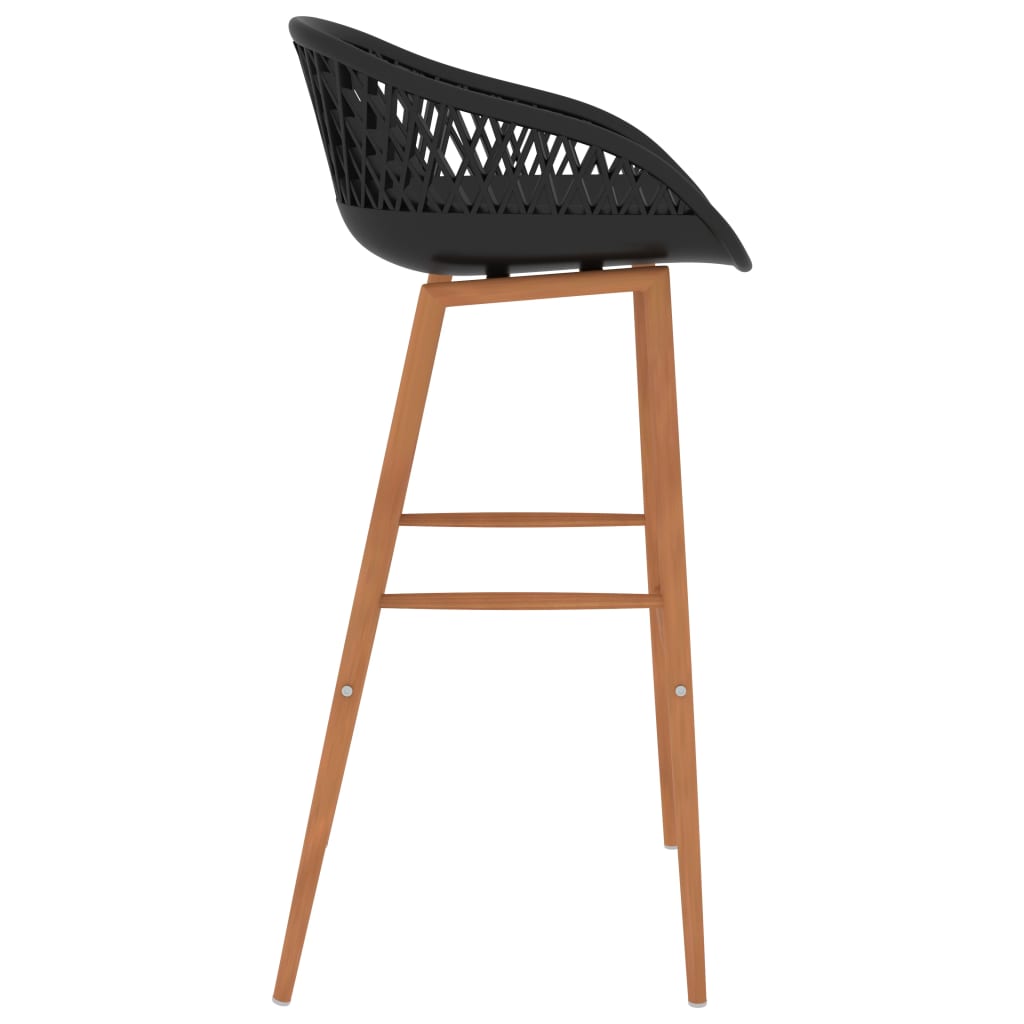 5 pcs conjunto de bar branco e preto