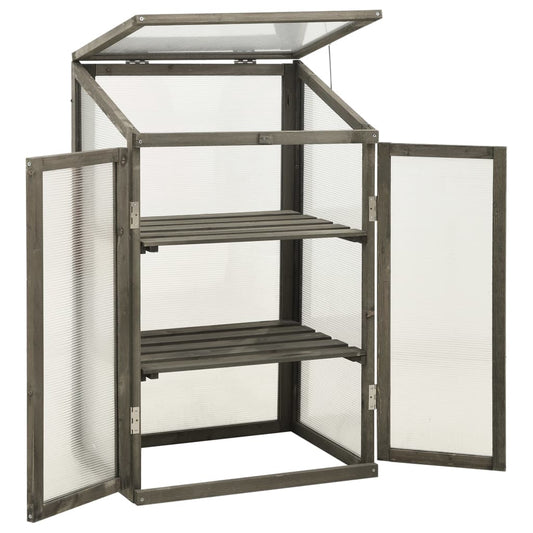 Estufa 60x45x100 cm madeira de abeto