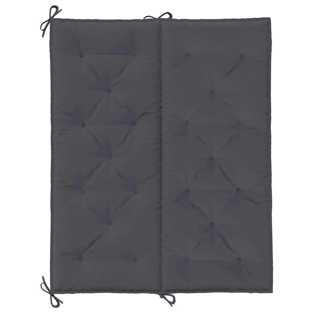 Almofadão banco jardim 120x(50+50)x7cm tecido oxford antracite