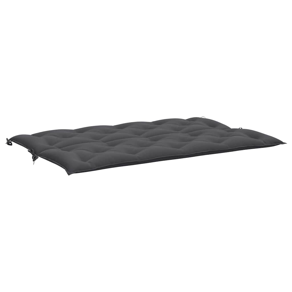 Almofadão banco jardim 150x(50+50)x7cm tecido oxford antracite