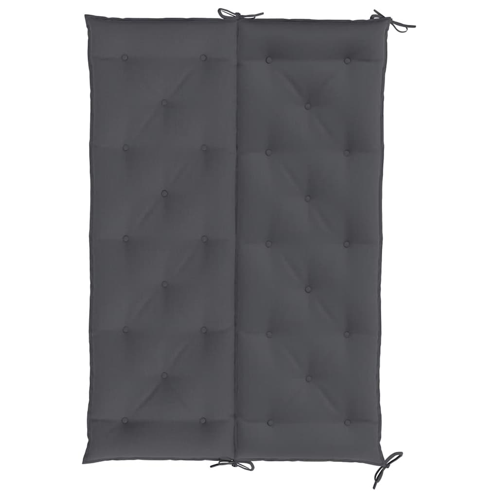 Almofadão banco jardim 150x(50+50)x7cm tecido oxford antracite