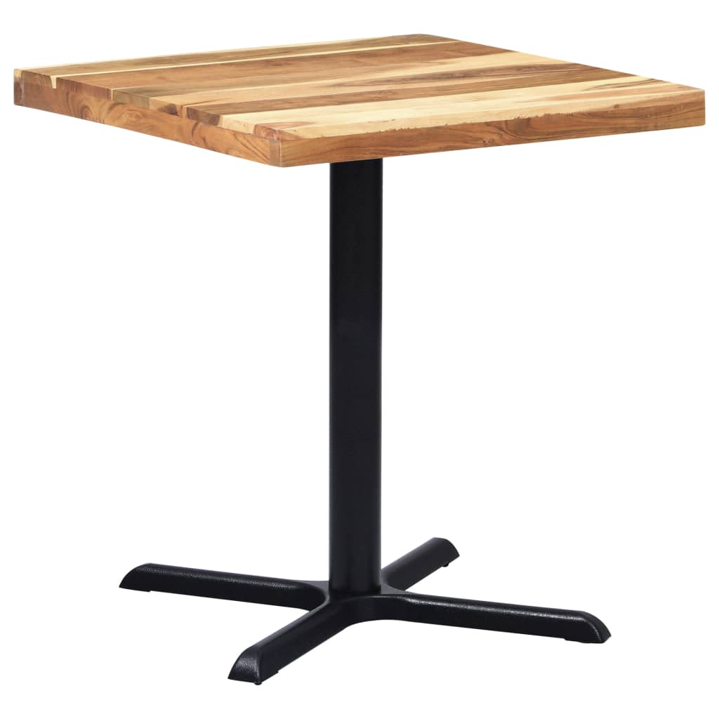 Perna para mesa de bistrô 76x76x72 cm ferro fundido preto