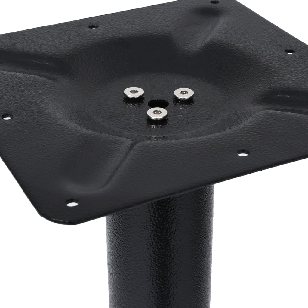 Perna para mesa de bistrô 76x76x72 cm ferro fundido preto