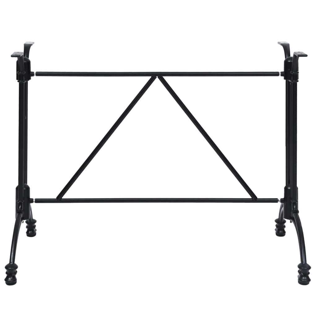 Perna para mesa de bistrô 93x60x72 cm alumínio fundido preto
