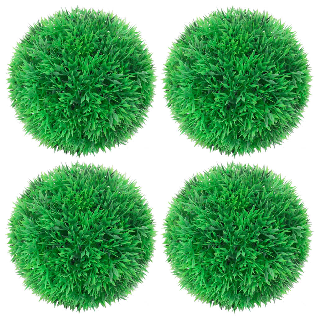 Bolas de buxos artificiais 4 pcs 12 cm