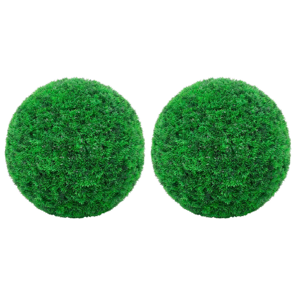 Bolas de buxos artificiais 2 pcs 27 cm