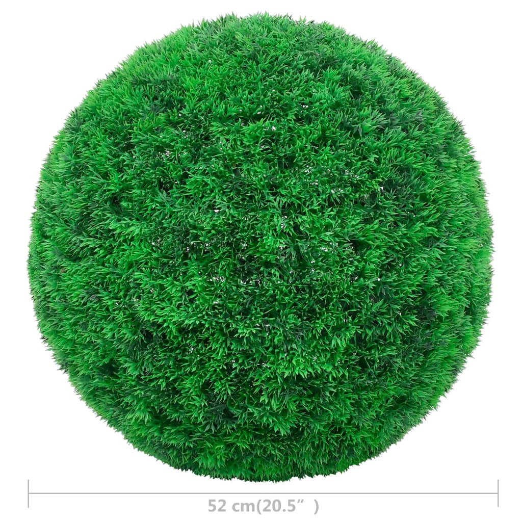 Bolas de buxo artificiais 2 pcs 52 cm