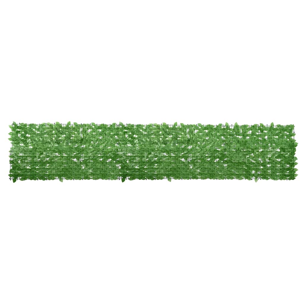 Tela de varanda com folhas verdes 400x75 cm
