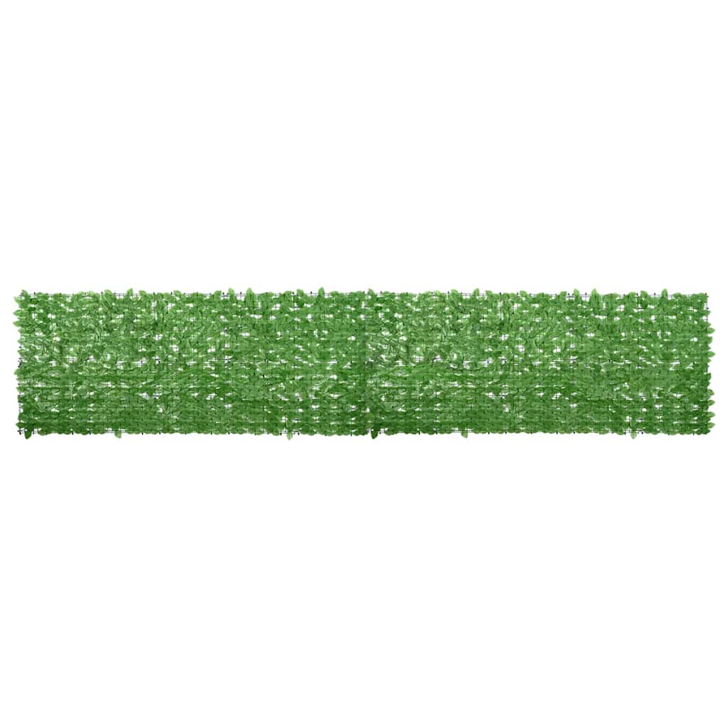 Tela de varanda com folhas verdes 500x100 cm
